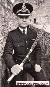 police constable with birch